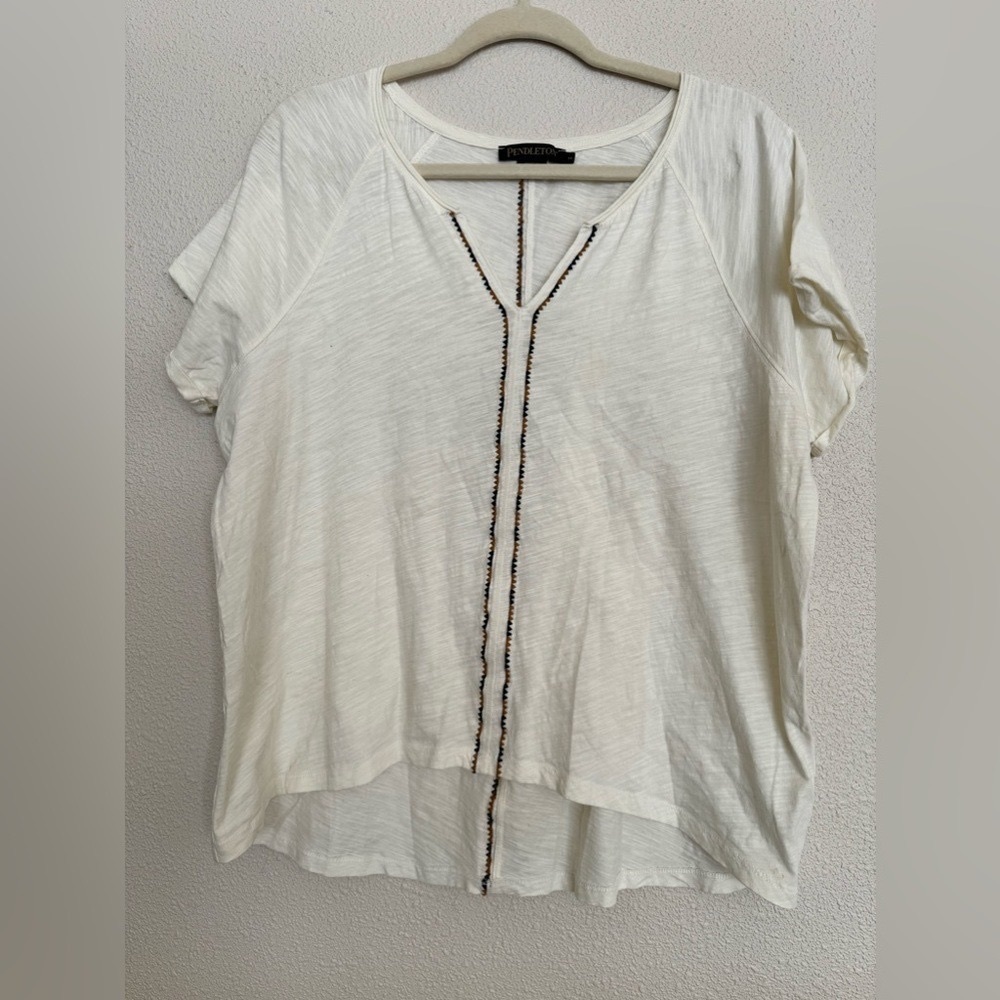 Pendleton‎ v neck short sleeve shirt